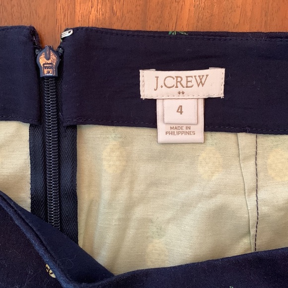 J Crew Cotton Pineapple Mini Skirt - Picture 4 of 8